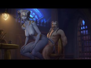 yrel - gif; animation; riding; vaginal penetration; 3d sex porno hentai; (by @liard) [wow | world of warcraft]